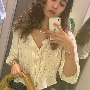 Joie Elegant Cream Women's Top